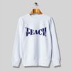 Teach Peace Unisex Urban Sweatshirt