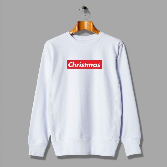 Cheap Custom Supreme Christmas Sweatshirt