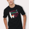 A Whole Llama Learning going On Cute T Shirt