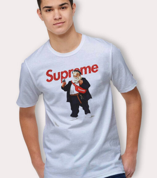 Best Supreme Santa Claus Selfie Urban T Shirt