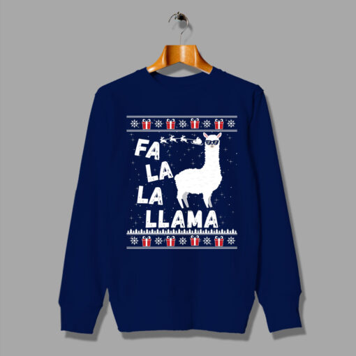 Fa La La Llama Unisex Ugly Christmas Sweatshirt