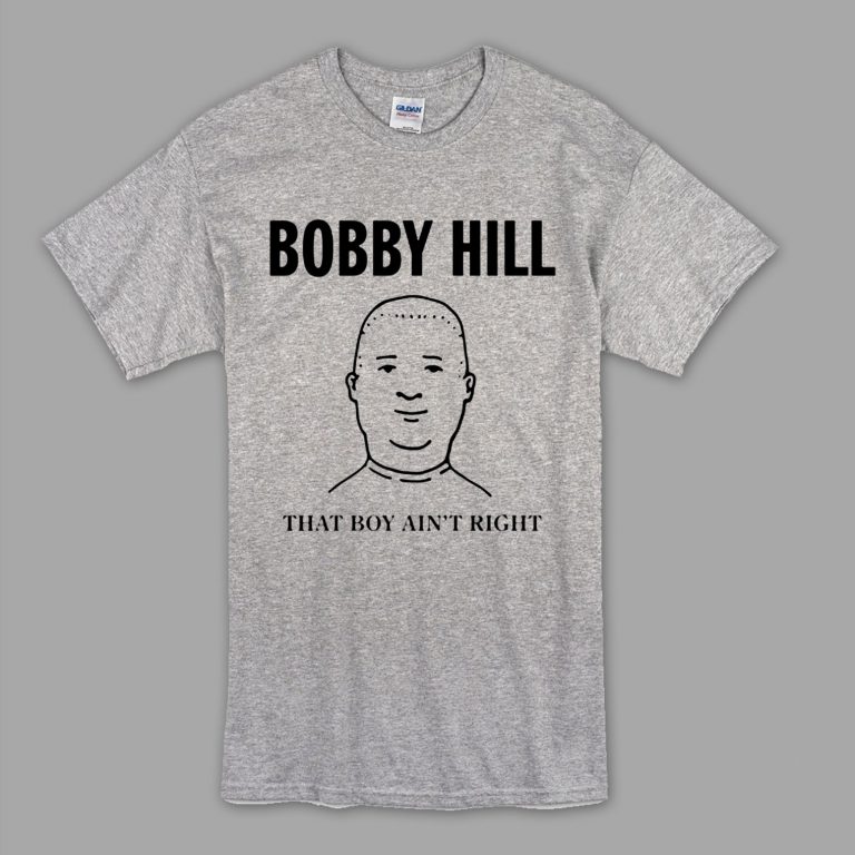 bobby hill shirt over nose