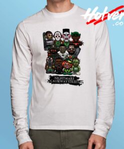 All Horror Character Nightmare Causeway Street Long Sleeve Shirt