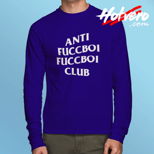 Anti Fuccboi Club ASSC Unisex Long Sleeve Shirt Blue