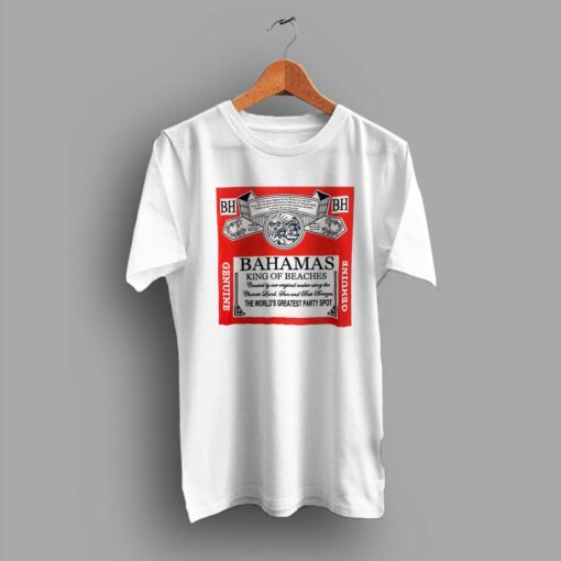 Bahamas King Of Beaches Budweiser Summer T Shirt