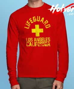 Baywatch Lifeguard Los Angeles California Long Sleeve T Shirt