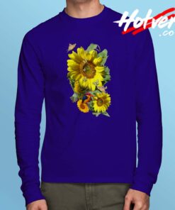 Beautiful Sunflower Vintage Long Sleeve T Shirt