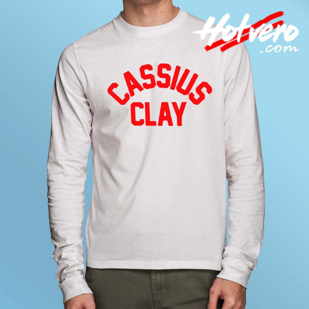 cassius clay white t shirt