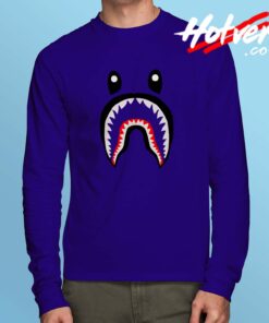 Cheap Bape Shark Long Sleeve Shirt Streetwear