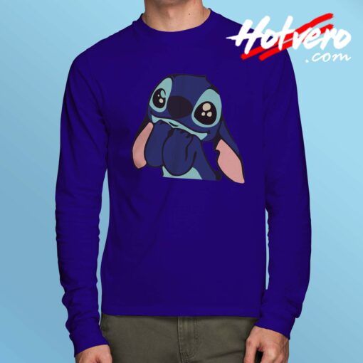 Cheap Funny Lilo Stitch Disney Long Sleeve Shirt