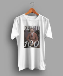 Cheap Keep It 100 Emoji Mister Rogers T Shirt