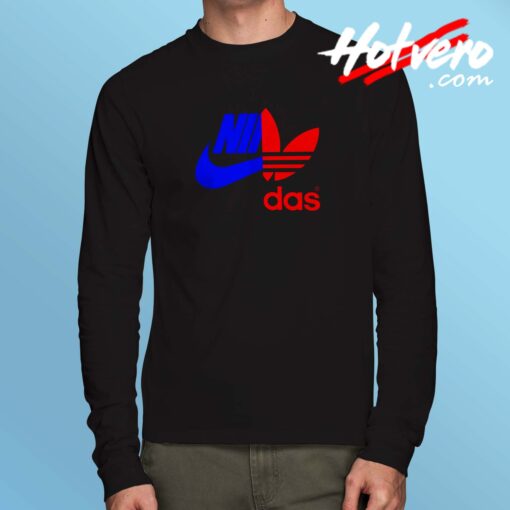 Cheap Nidas Long Sleeve Parody T Shirt