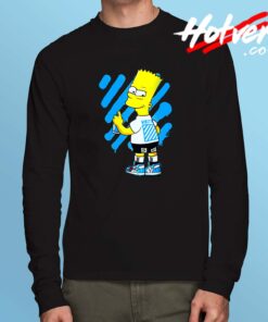 Cheap Off White Bart Simpson Long Sleeve Shirt