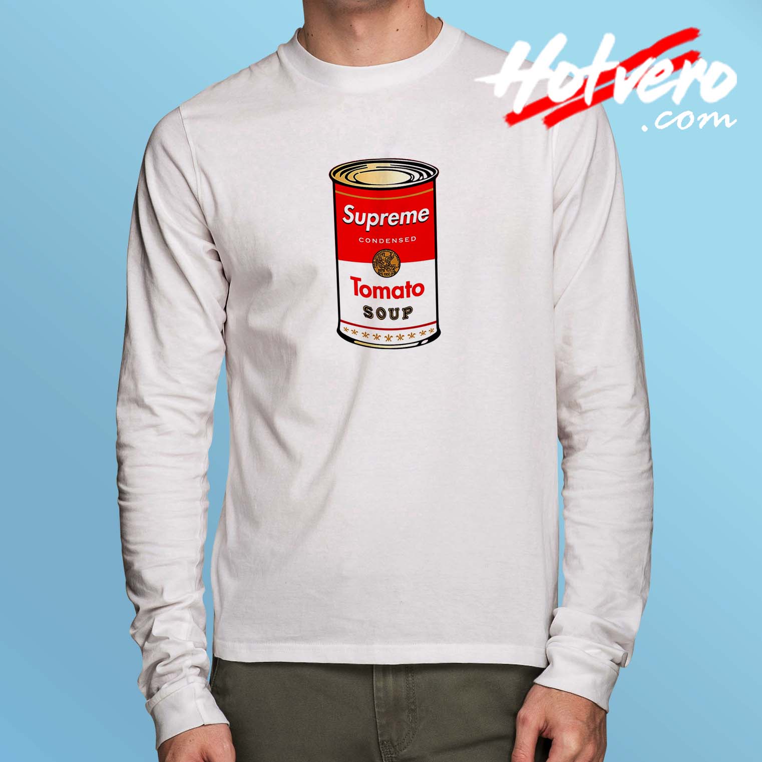 Cheap Supreme Tomato Soup Long Sleeve Shirt - Hotvero.com