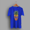 Fruit Pineapple Skull T Shirt