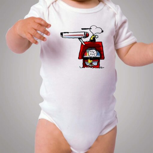 Funny Snoopy Star Trek Baby Onesie Bodysuit