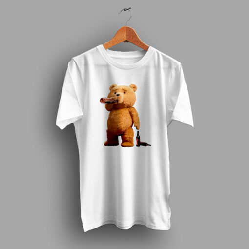 Funny Ted Teddy Bong Stoner Pot Pothead T Shirt