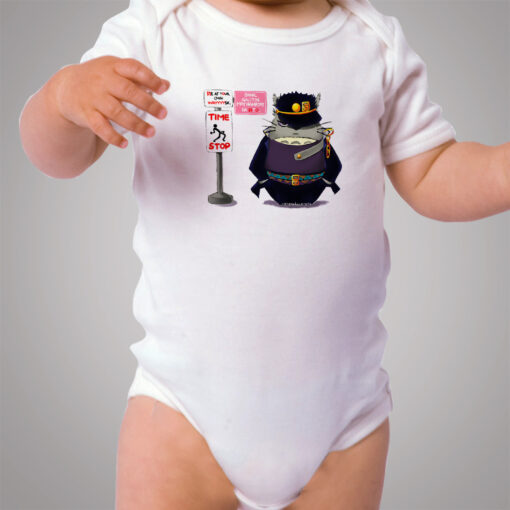 Funny Totoro Ghibli Police Style Baby Onesie