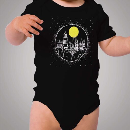 Harry Potter Hogwarts Candle Castle Baby Onesie