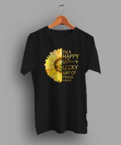 Im A Happy Go Lucky Sunflower Summer T Shirt