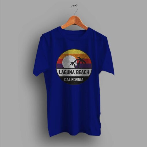 Laguna Beach Retro Sunset Summer T Shirt