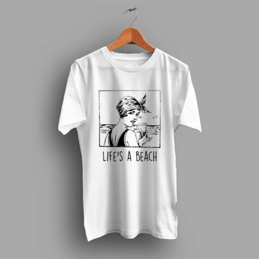 Life is a Beach Vintage Summer T Shirt