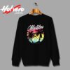 Malibu Beach Vintage Palm Surfing Sweatshirt