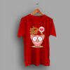 More Love On Valentines Day Quote Pet Pig T Shirt