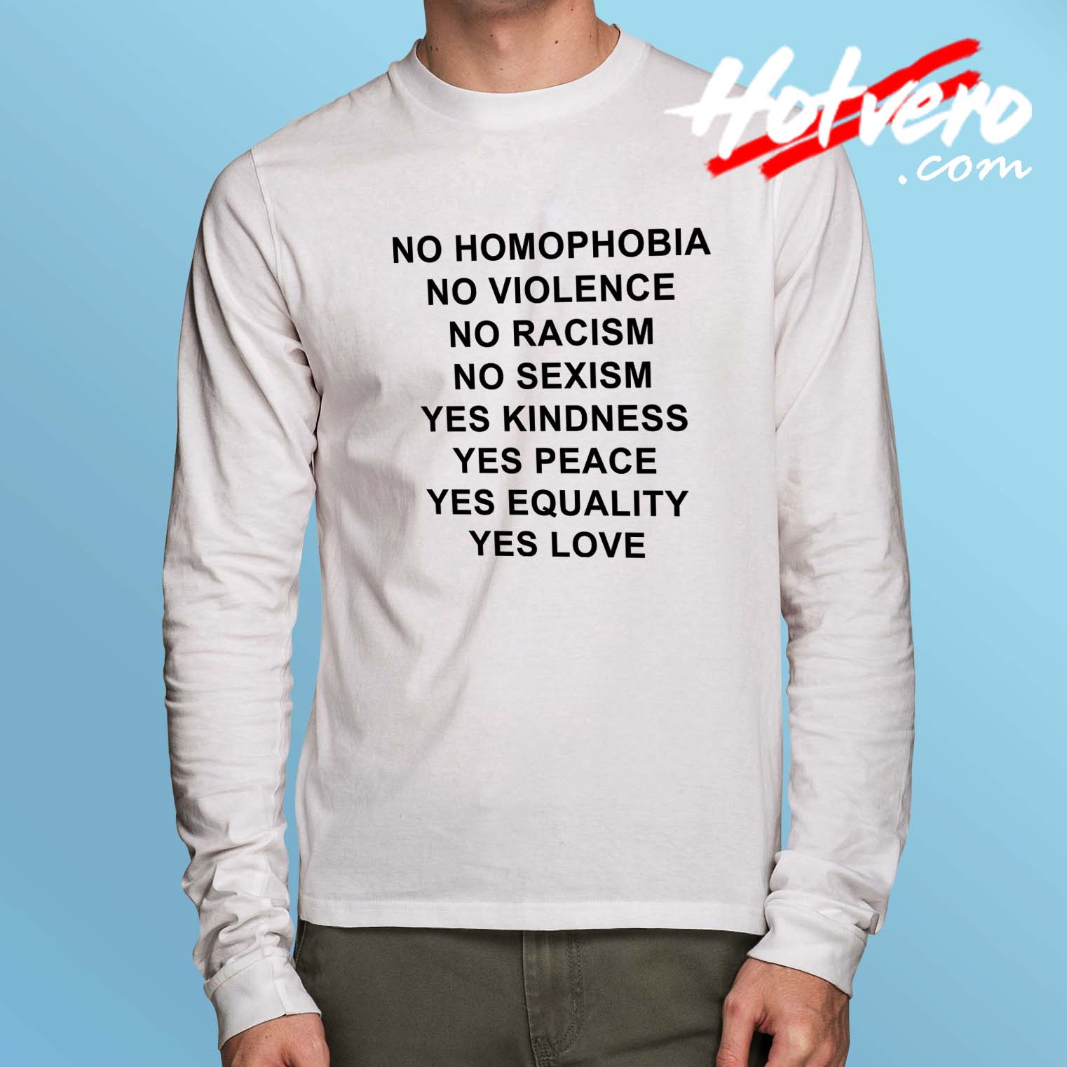 no homophobia no violence shirt