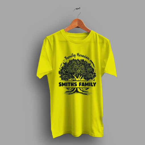 Notes Tree Vacation Smith Family Reunion T Shirt