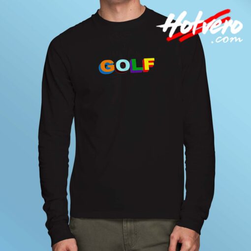 OFWGKTA Hip Hop Golf Rainbow Long Sleeve Shirt