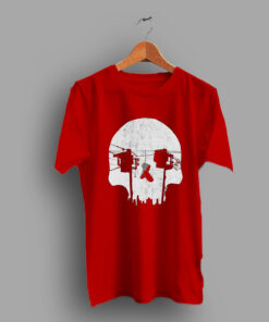 Optical Illusion Los Angeles Echo Park Skull T Shirt