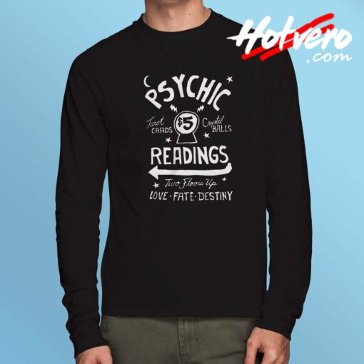 Psychic Readings Tarot Card Long Sleeve T Shirt