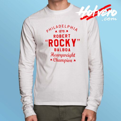 Rocky Balboa Championship Long Sleeve T Shirt