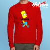 Savage Bart Simpson Long Sleeve T Shirt