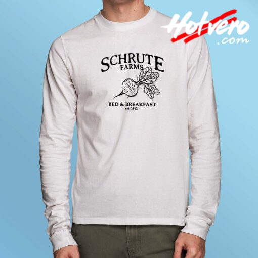 Schrute Farms Bed And Breakfast Long Sleeve Shirt