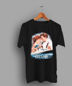 Titanic Leonardo DiCaprio Kate Winslet Movie Poster T Shirt