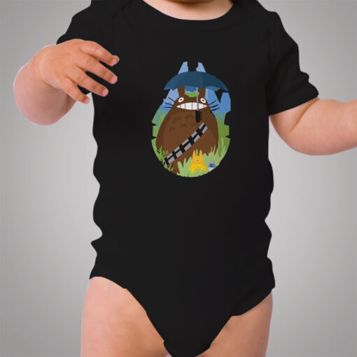 Totoro Chewie Star Wars Baby Onesie Bodysuit