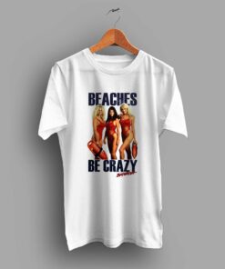 Vintage Baywatch Beaches Be Crazy Summer T Shirt