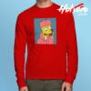 Vintage Cozy Bart Simpson Long Sleeve Shirt