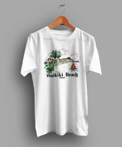 Vintage Hawaiian Wakiki Beach Summer T Shirt