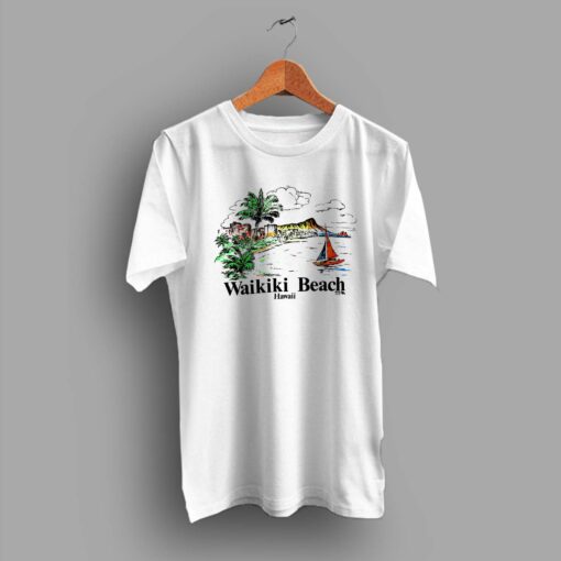 Vintage Hawaiian Wakiki Beach Summer T Shirt