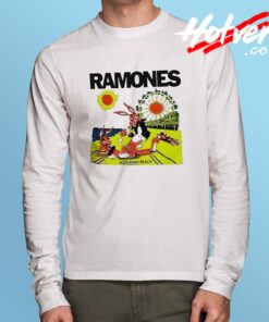 Vintage Ramones Rockaway Beach Long Sleeve Shirt