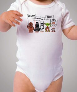 All Star Wars Character Quote Baby Onesie