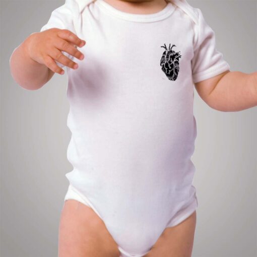 Anatomical Heart Baby Onesie