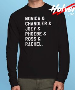 Friends TV Show All Character Long Sleeve T Shirt