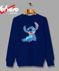 Funny Disney Lilo Stitch Winky Wink Custom Sweatshirt