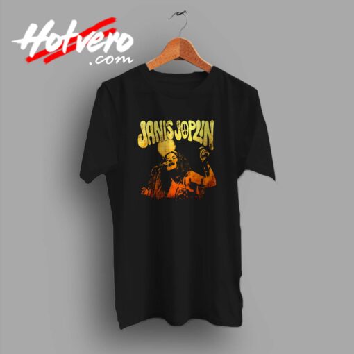 Janis Joplin Live Custom T Shirt