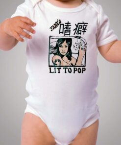 Kanye West Outfit Lit To Pop Baby Onesie