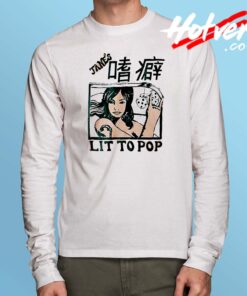 Kanye West Outfit Lit To Pop Long Sleeve T Shirt